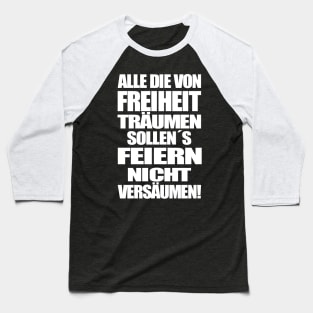 Freiheit Feiern! Baseball T-Shirt